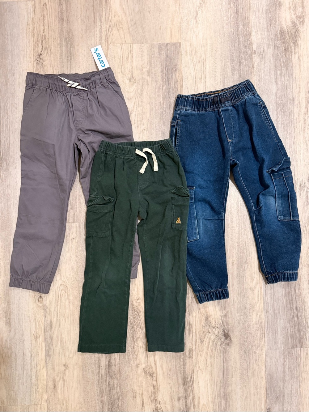 Boys Size 5 Pants Bundle Baby Gap, Carter’s NWT, Jogger/Barrel Jeans Bundle